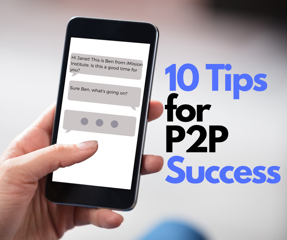 P2P Graphic Nonprofit Peer to Peer Text