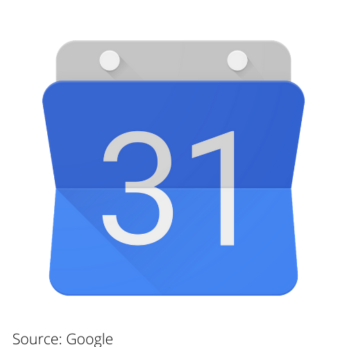 Google Calendar logo google fundraising tool