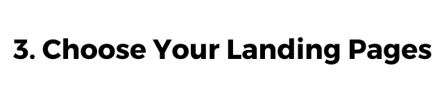 CHoose Your Landing Pages