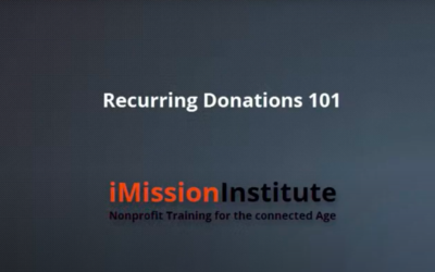 Success With Recurring Donations: An Introduction