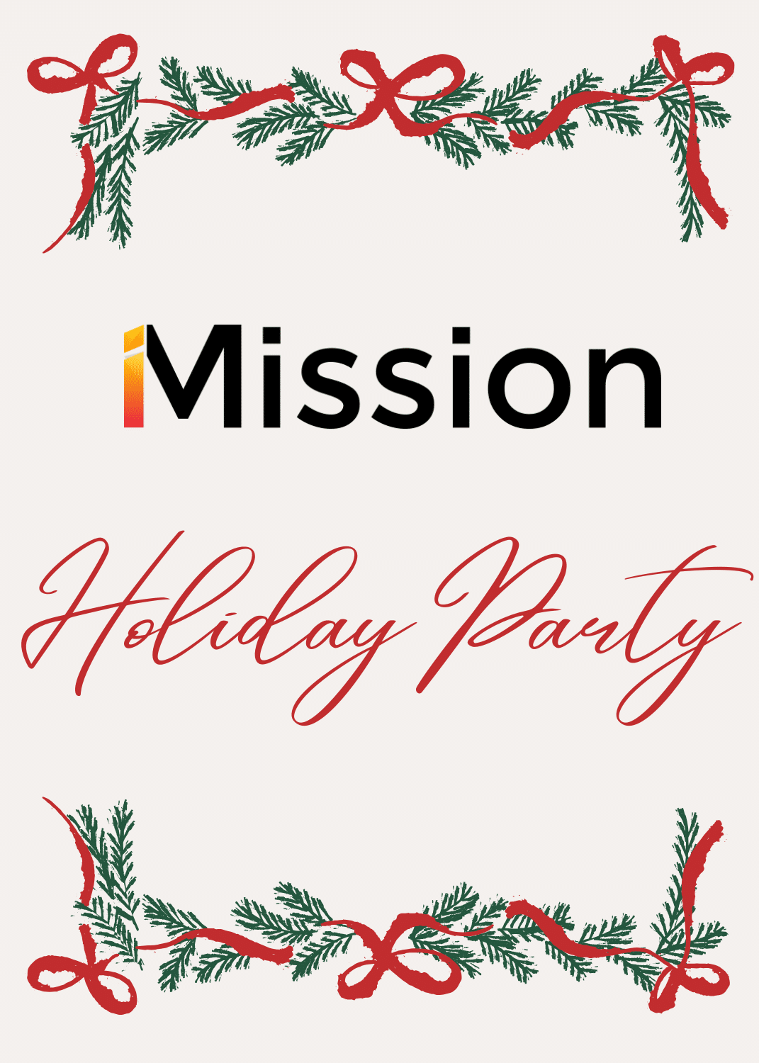holiday party invitation